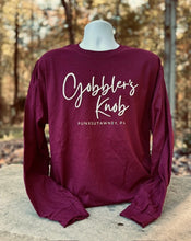 Load image into Gallery viewer, Wine Color Gobbler's Knob Puff Ink Long Sleeve