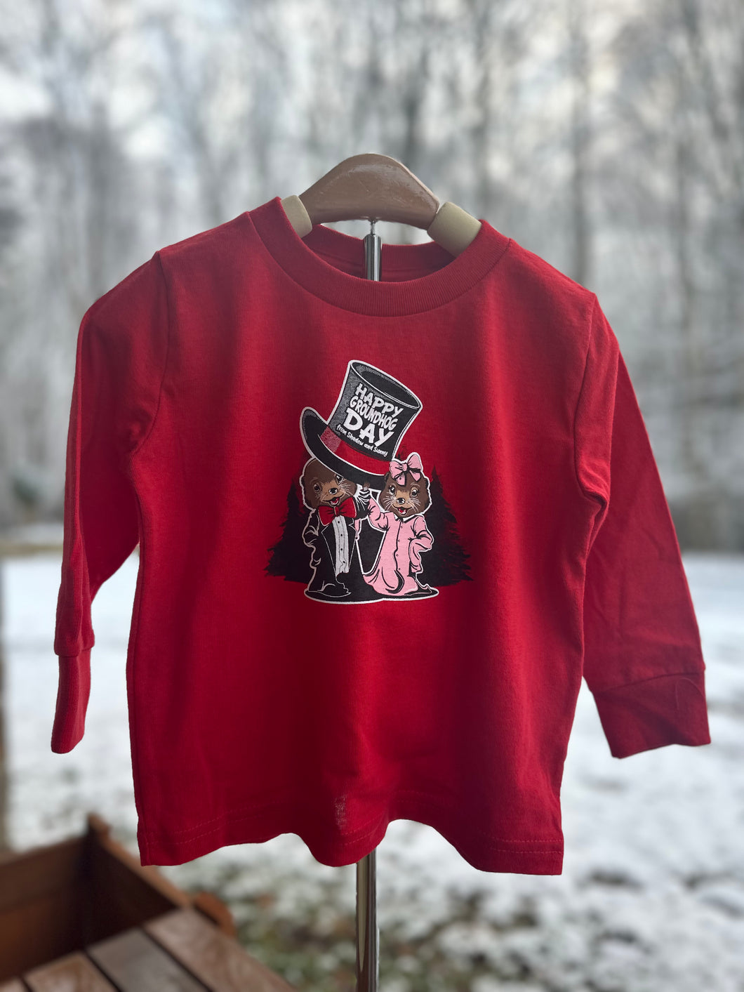 Toddler Red Sunny and Shadow long sleeve