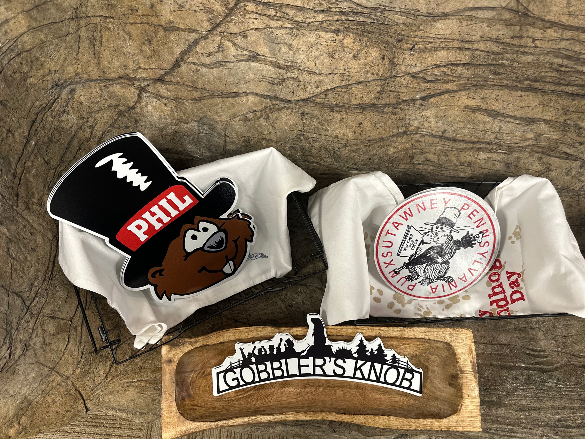 Groundhog Sign Vintage Groundhog Day Sign – Punxsutawney Groundhog Club