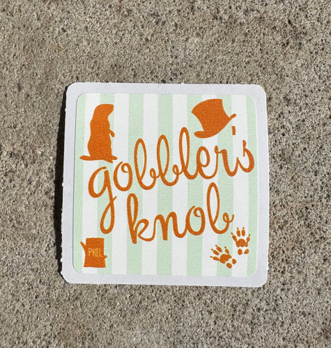 Gobbler's Knob Keepsake Sticker