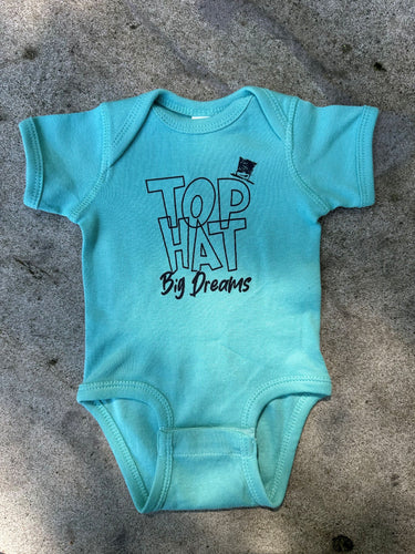 Saltwater Top Hat Big Dreams Onesie