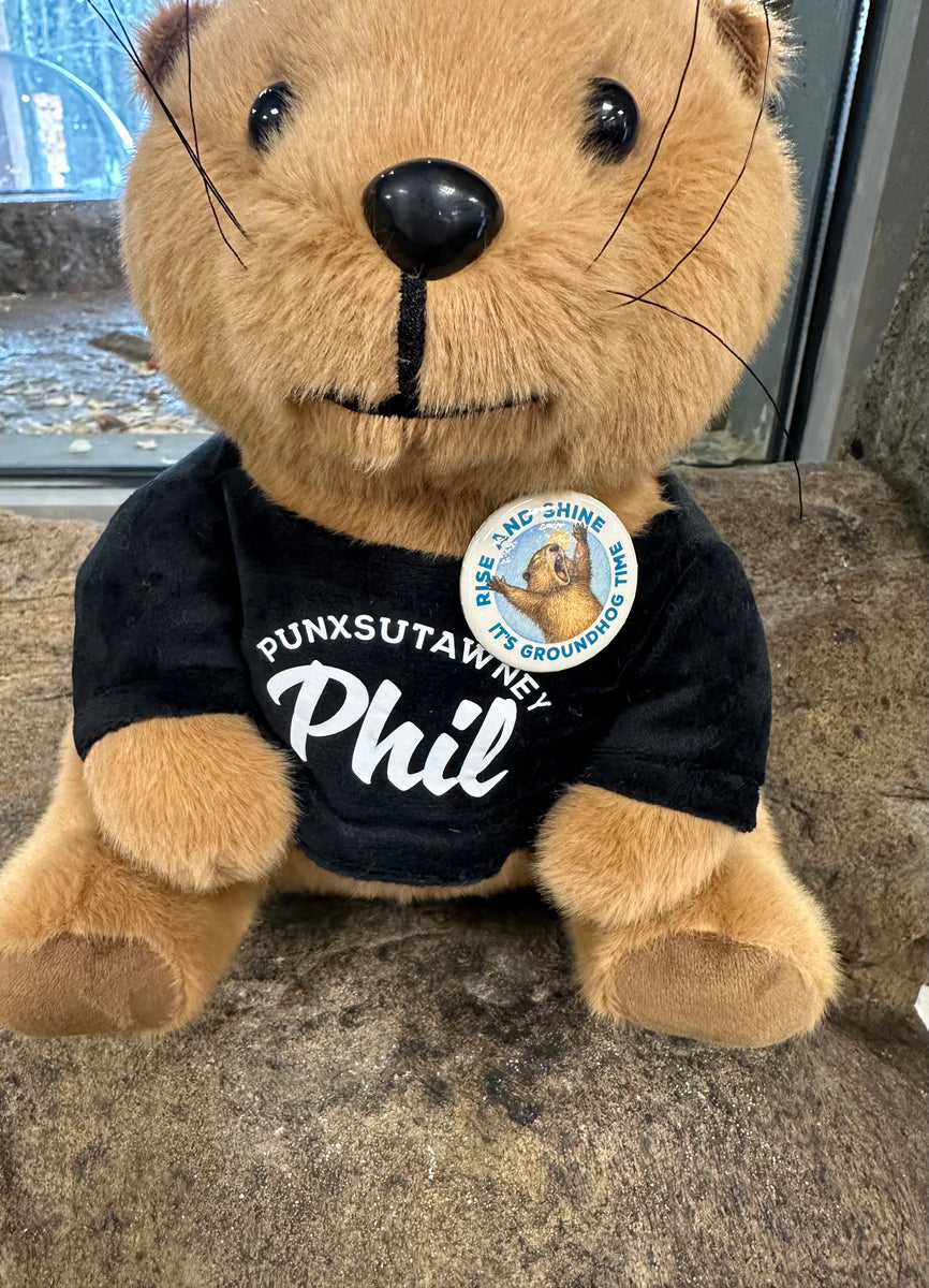 Rise and Shine It's Groundhog Time Button – Punxsutawney Groundhog Club