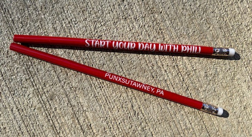 Red Start Your Day with Phil Pencil