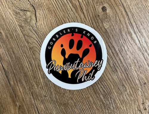 Punxsutawney Phil Paw Decal