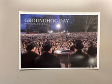 Load image into Gallery viewer, Groundhog Day Crowd Postcard