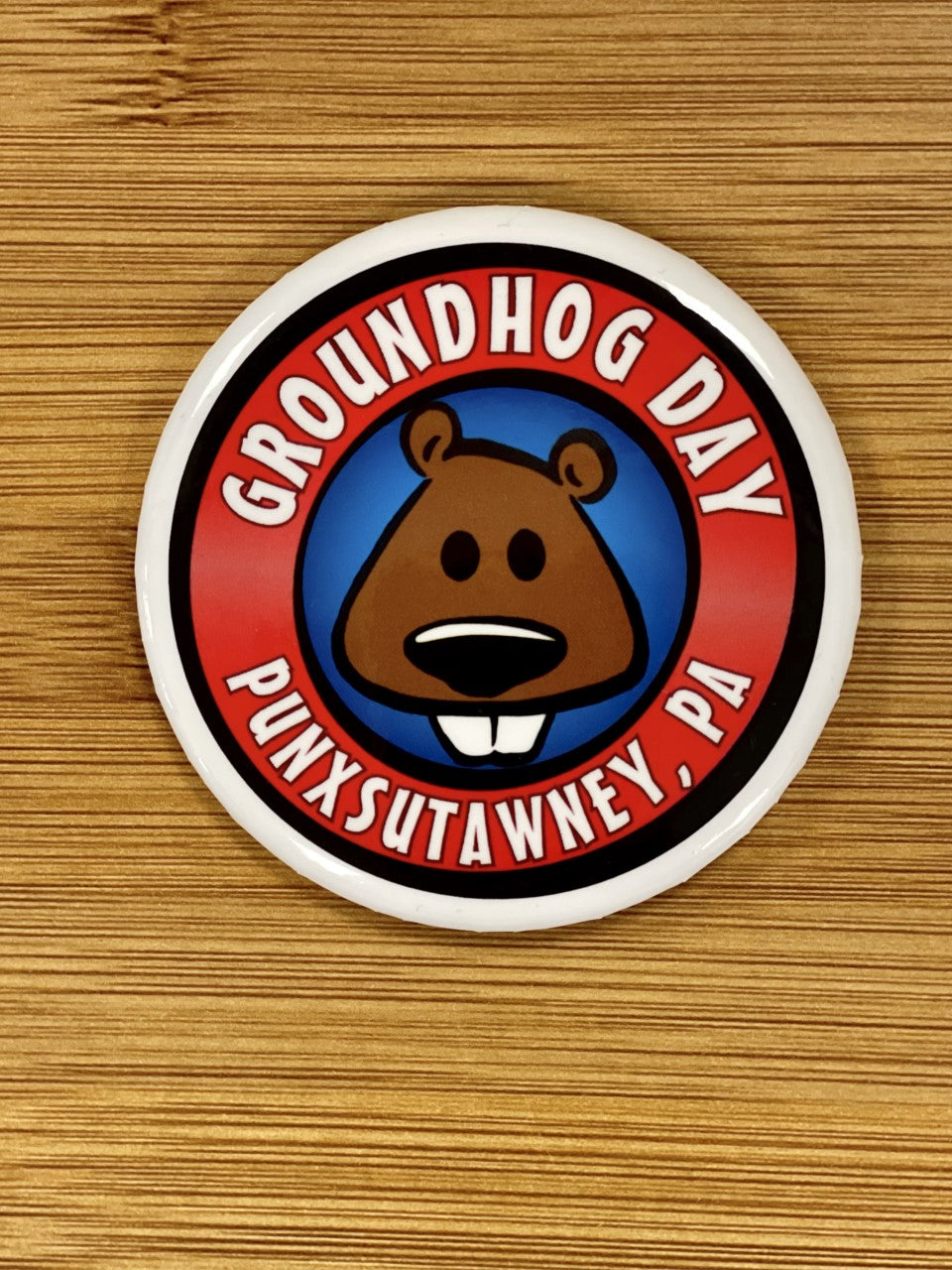 Groundhog Day Button