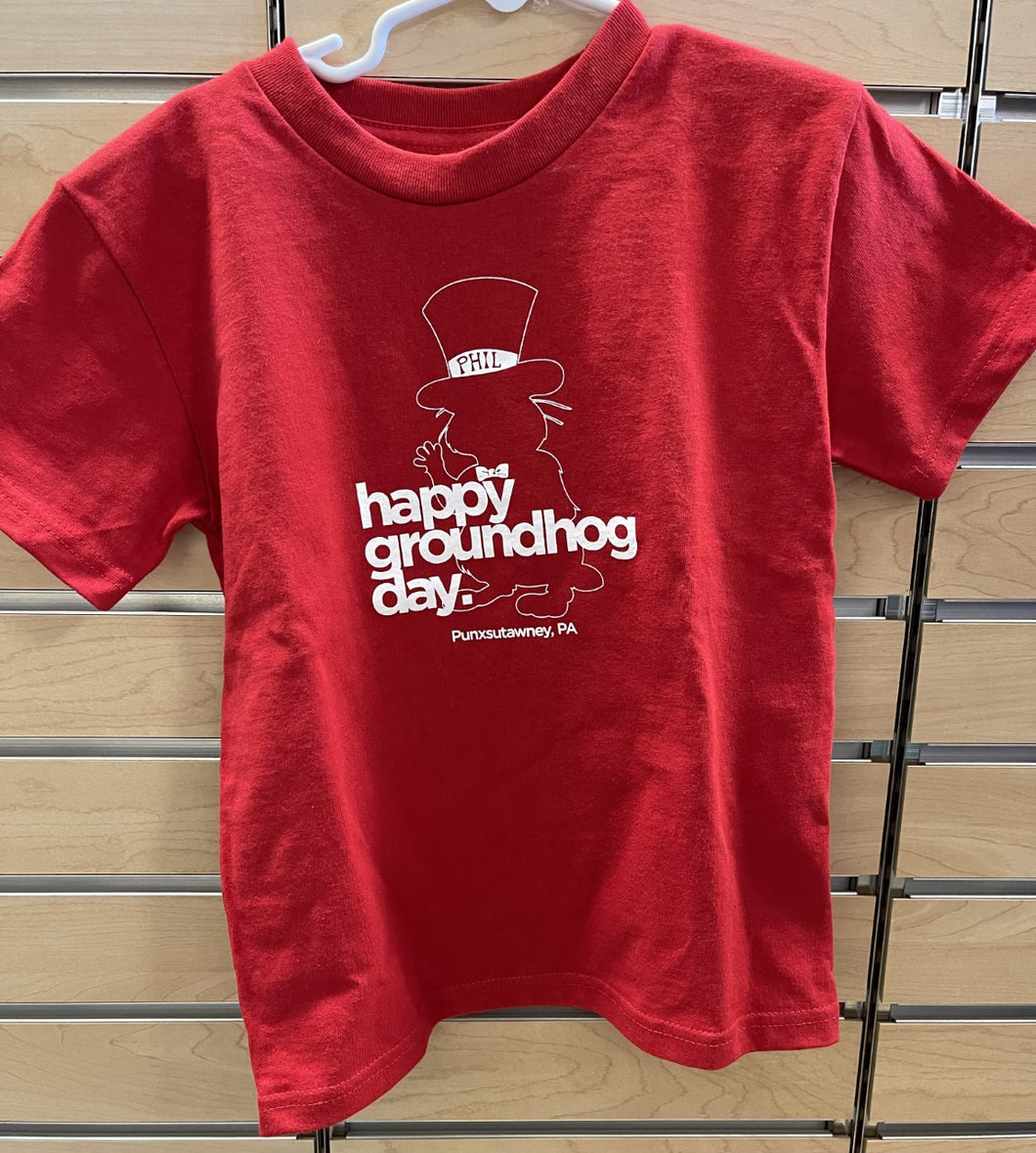 Toddler Happy Groundhog Day Tee