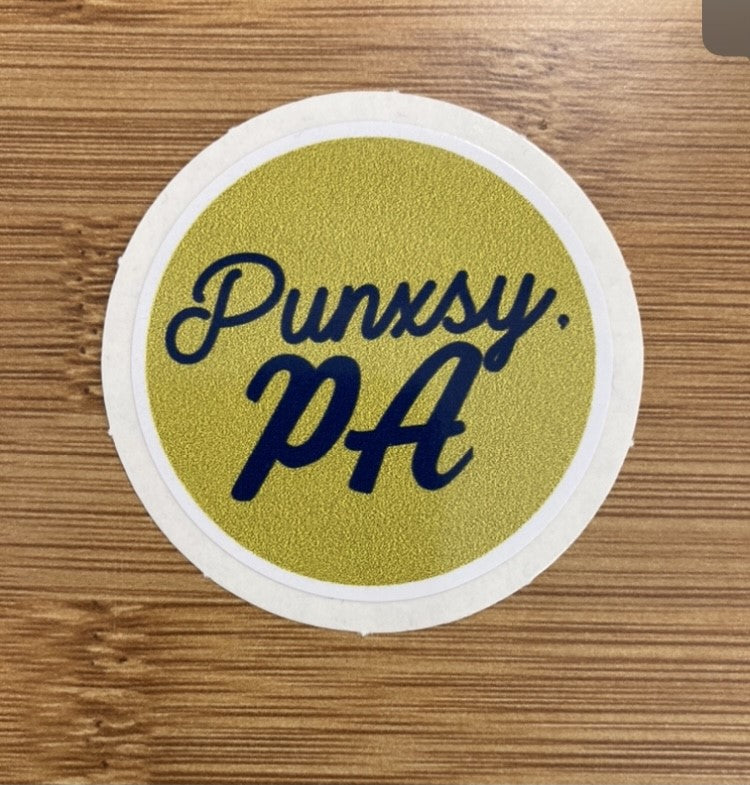 Punxsy PA Vinyl Sticker Punxsutawney Groundhog Club