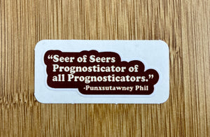 Seer of Seers Vinyl Sticker