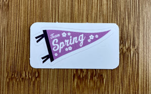 Team Spring Vinyl Sticker