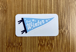 Team Winter Vinyl Sticker
