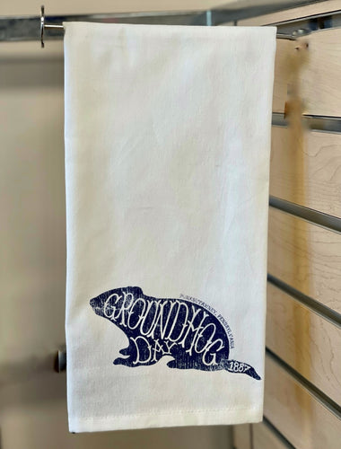 Punxsutawney Tea Towel